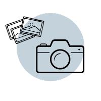 An icon of camera in carlingford nursery.